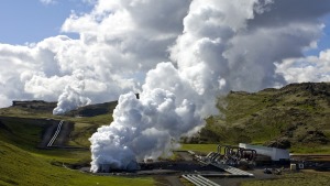 Geothermal power plant Iceland