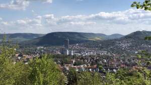 Jena aus der Sicht vom Landgrafen